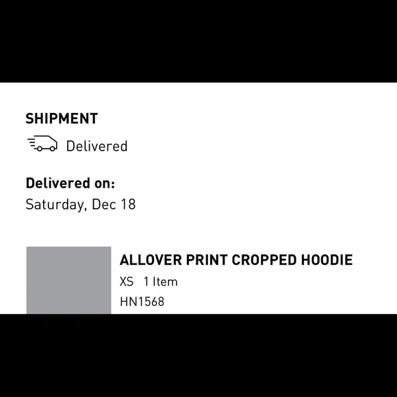 Ivy Park Allover Print Cropped Hoodie - Halls of Ivy - Picture 9 of 9